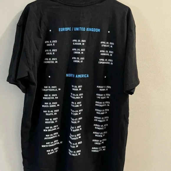 Zach Bryan Shirt Burn Burn Burn Tour Official Merch Tee - Picture 2 of 4